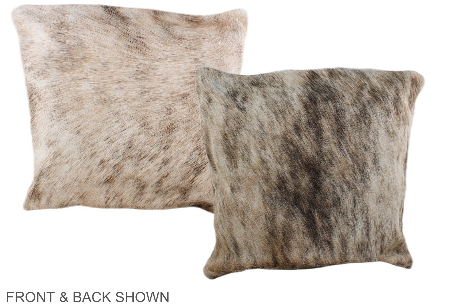 Light Brindle Cowhide Pillow #A35631