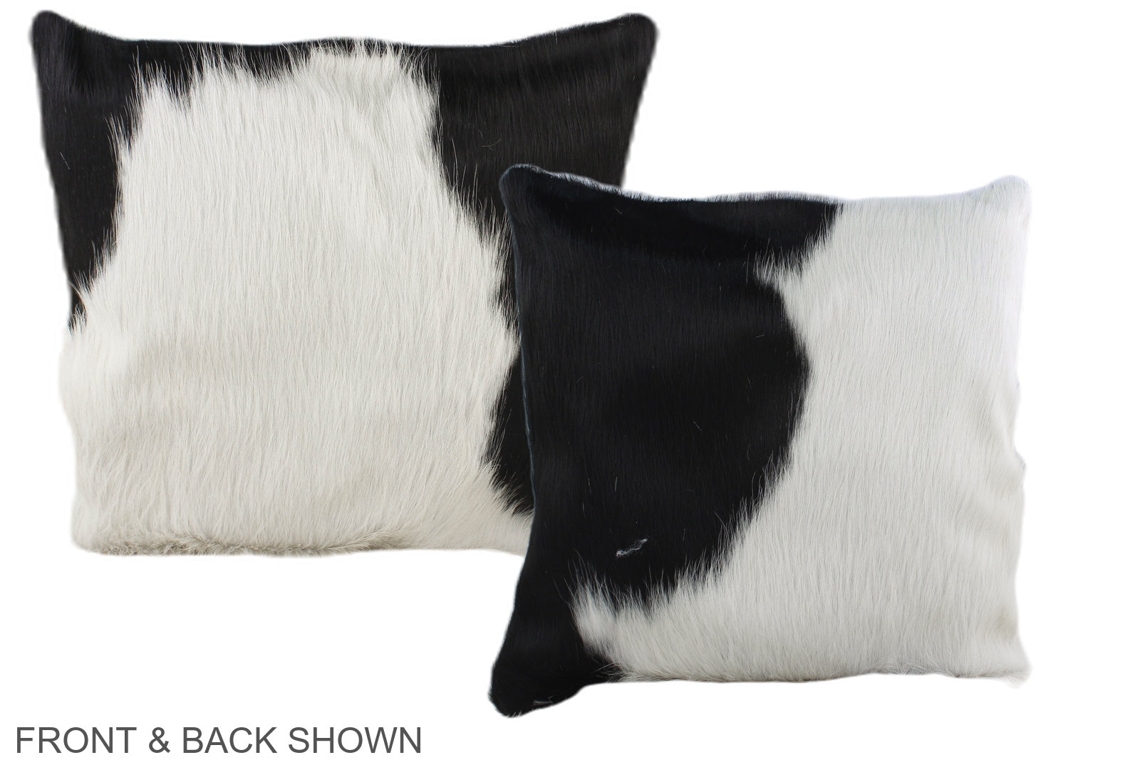 Black and White Cowhide Pillow #A35650