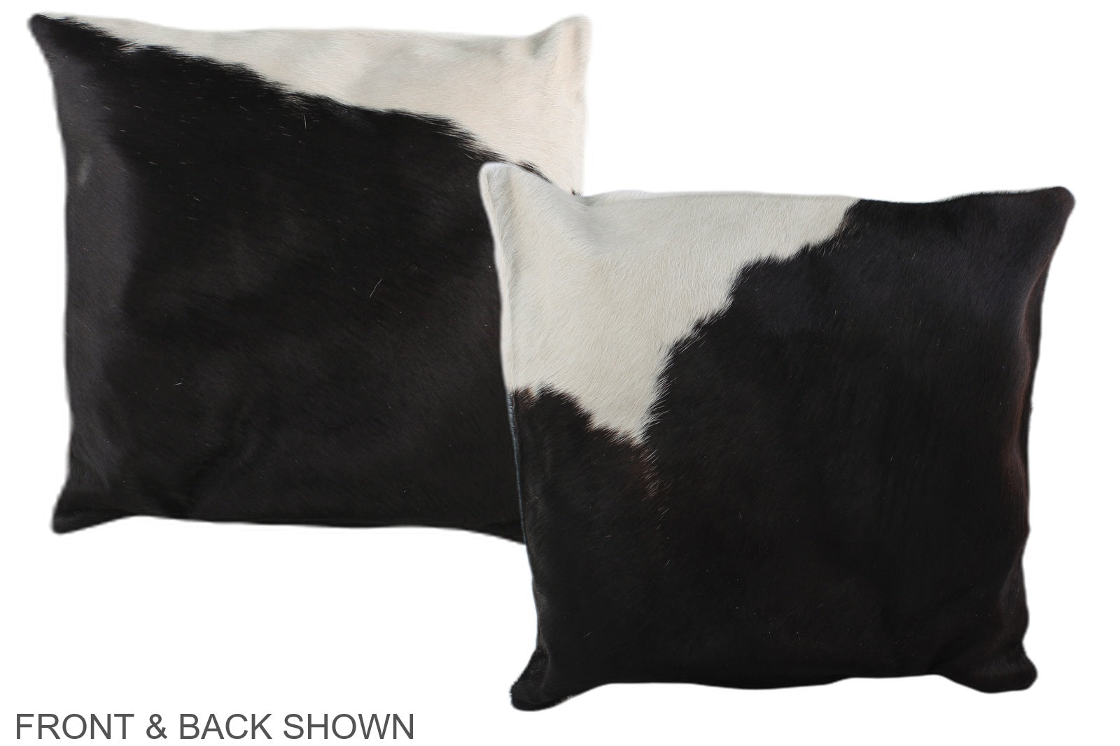 Black and White Cowhide Pillow #A35659