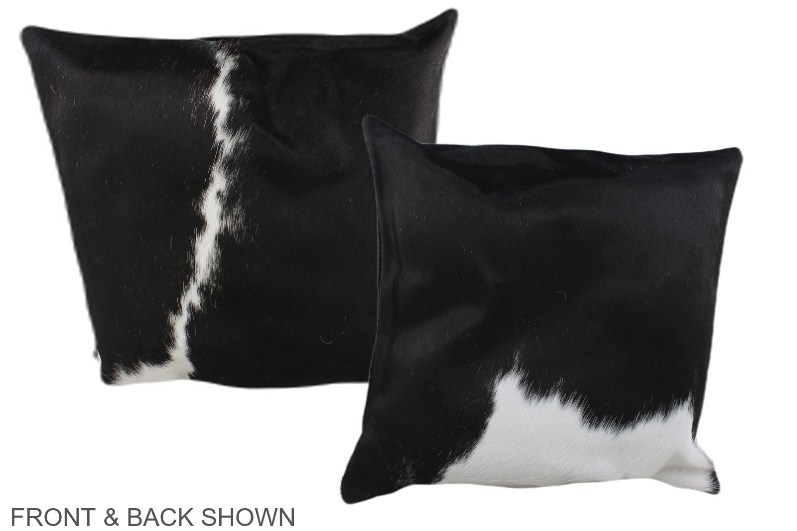 Black and White Cowhide Pillow #A35661