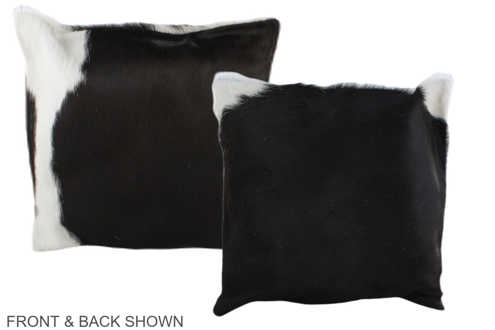 Black and White Cowhide Pillow #A35671