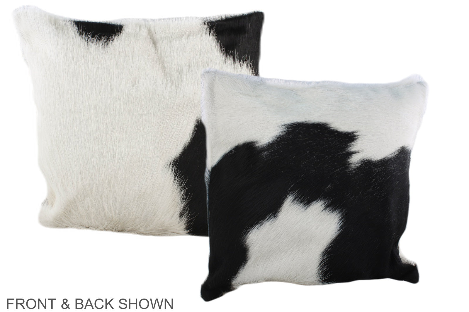 Black and White Cowhide Pillow #A35673