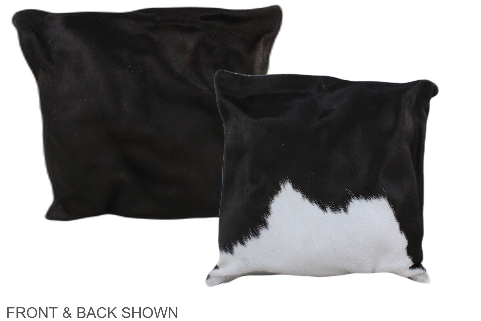 Black and White Cowhide Pillow #A35675