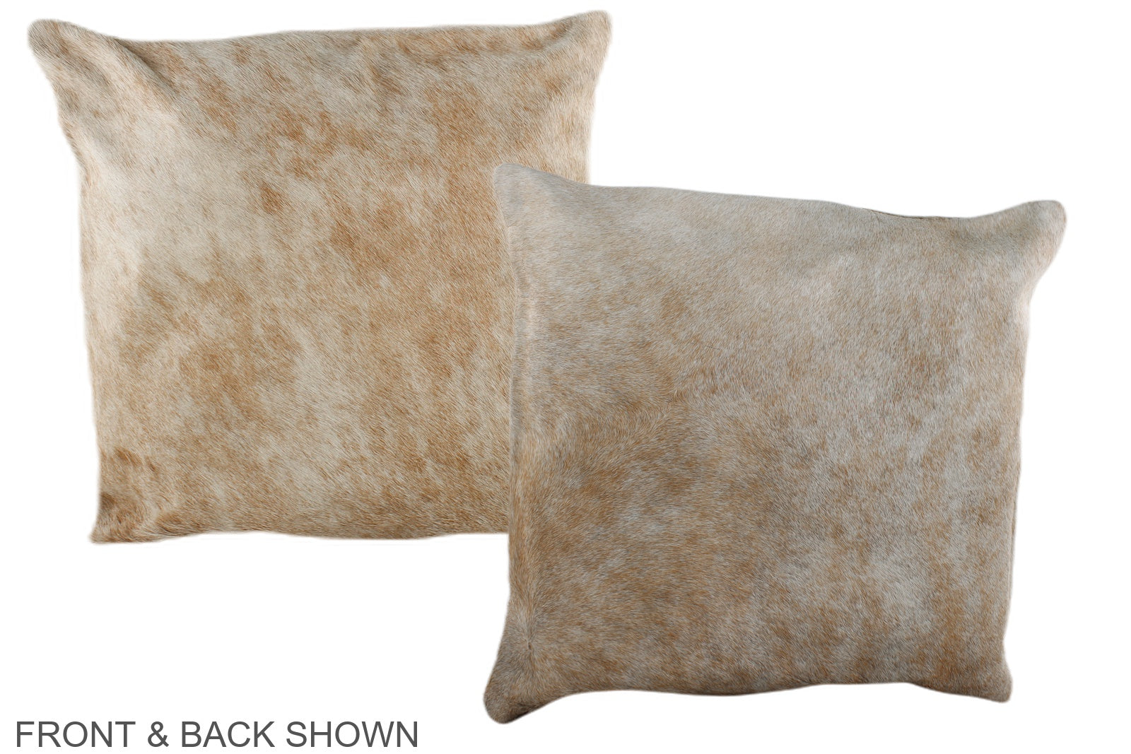 Caramel Cowhide Pillow #A35683