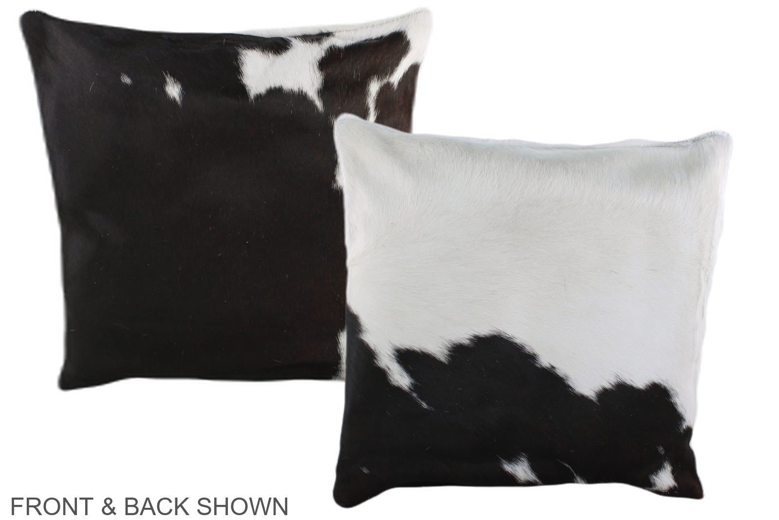 Black and White Cowhide Pillow #A35702