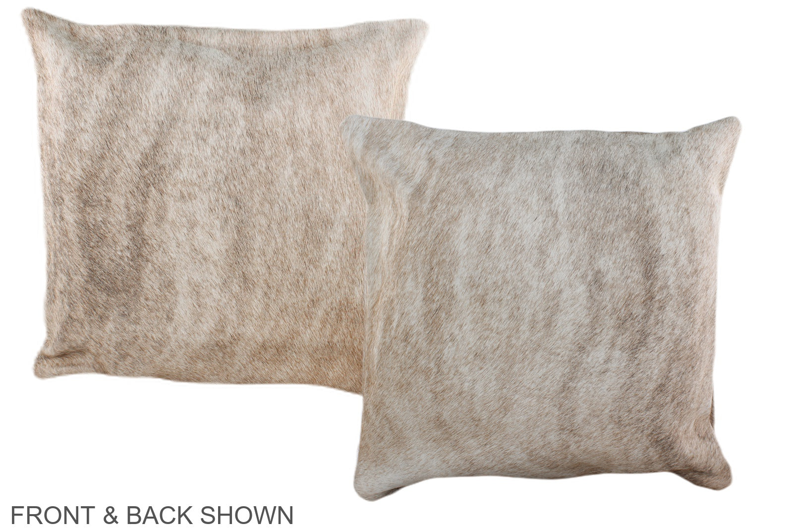 Light Brindle Cowhide Pillow #A35731