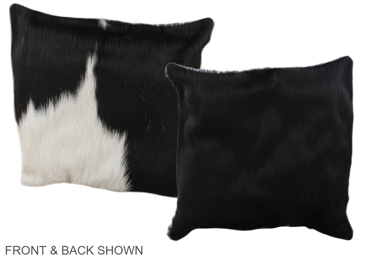 Black and White Cowhide Pillow #A35736