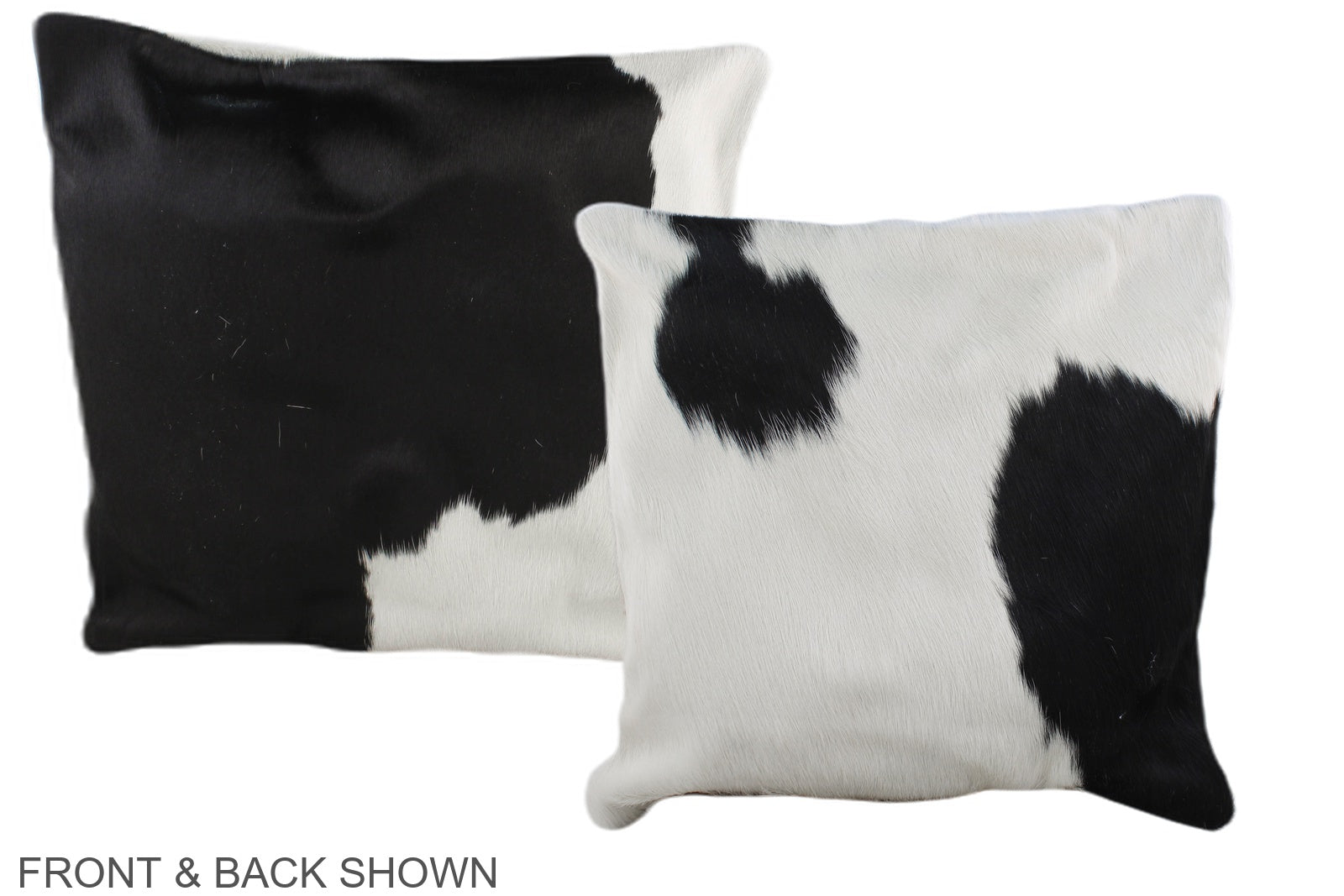 Black and White Cowhide Pillow #A35741