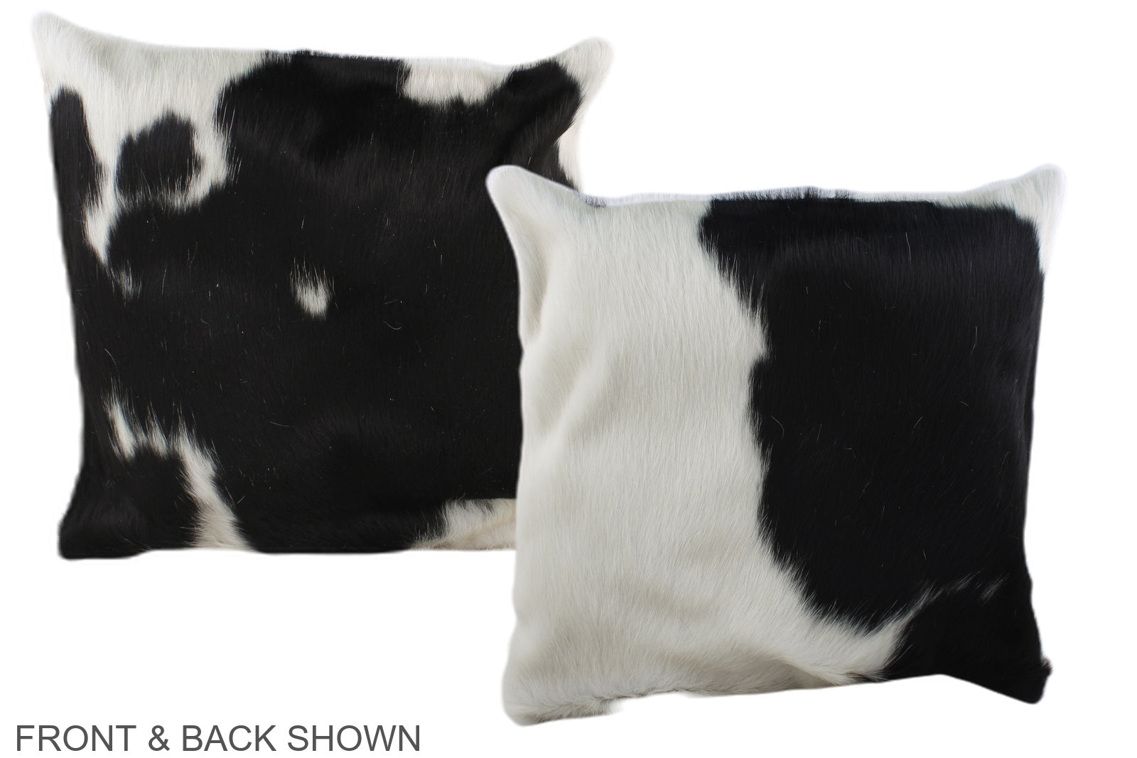 Black and White Cowhide Pillow #A35754