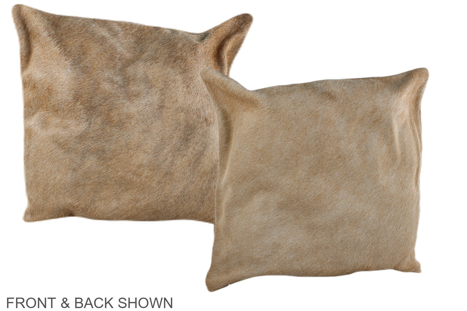 Caramel Cowhide Pillow #A35757