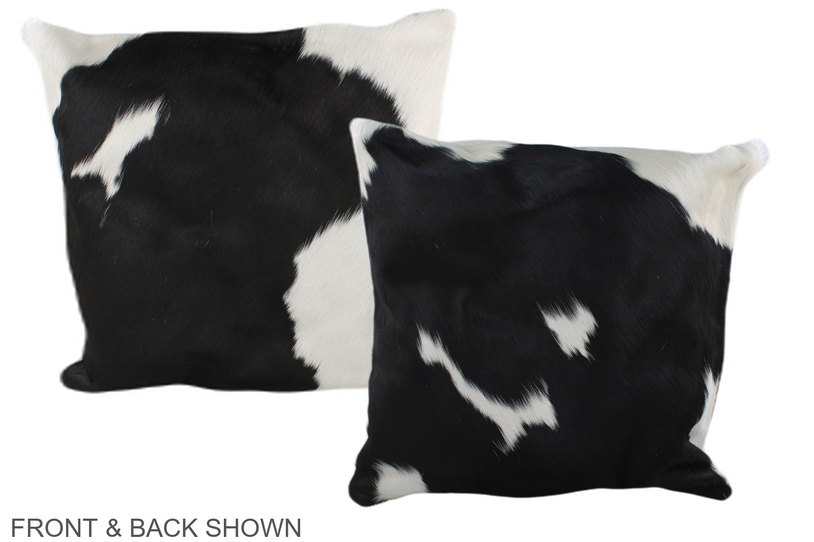 Black and White Cowhide Pillow #A35758