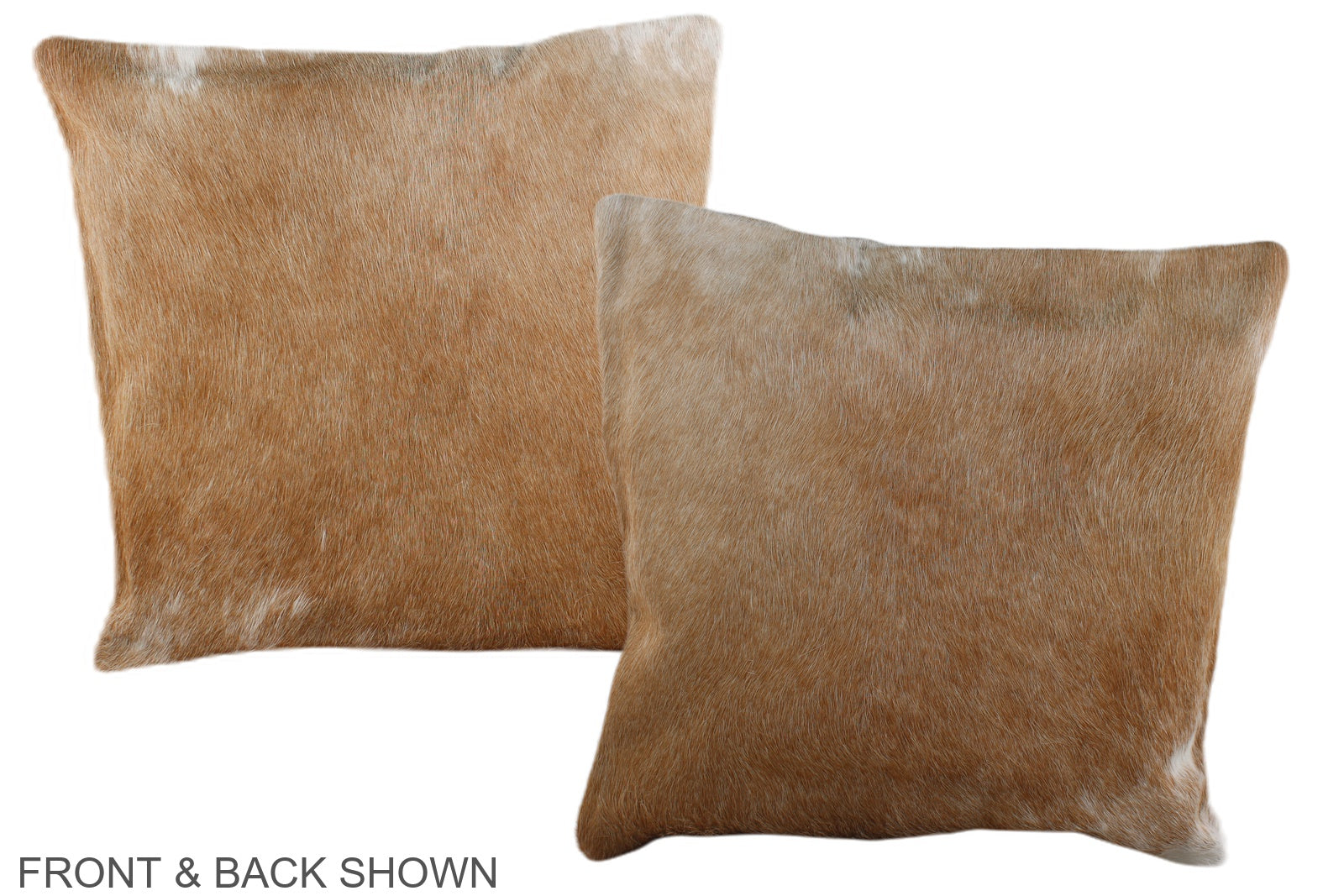 Caramel Cowhide Pillow #A35815