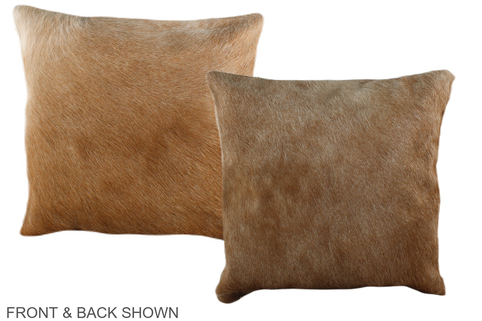 Caramel Cowhide Pillow #A35888