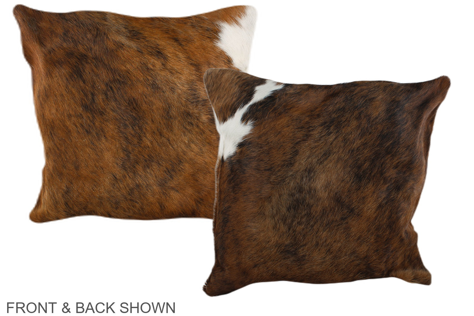 Tricolor Cowhide Pillow #A35891