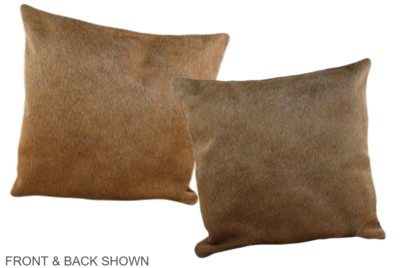 Caramel Cowhide Pillow #A35937