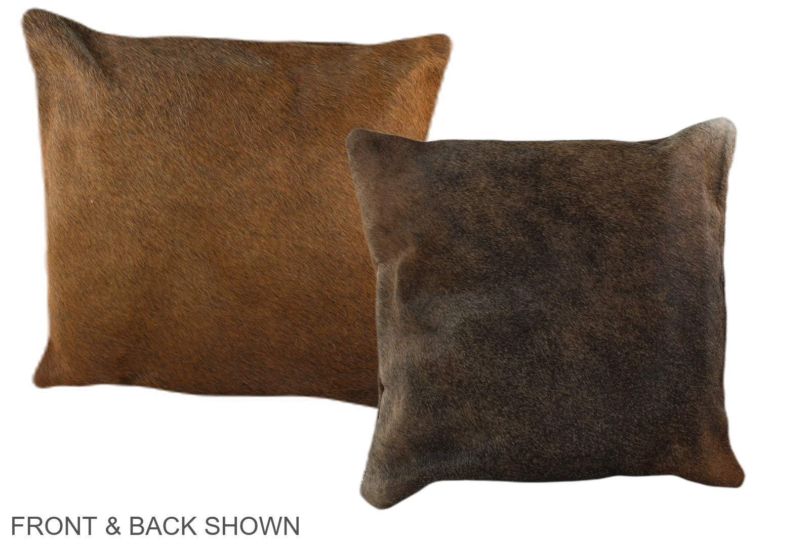 Caramel Cowhide Pillow #A35992