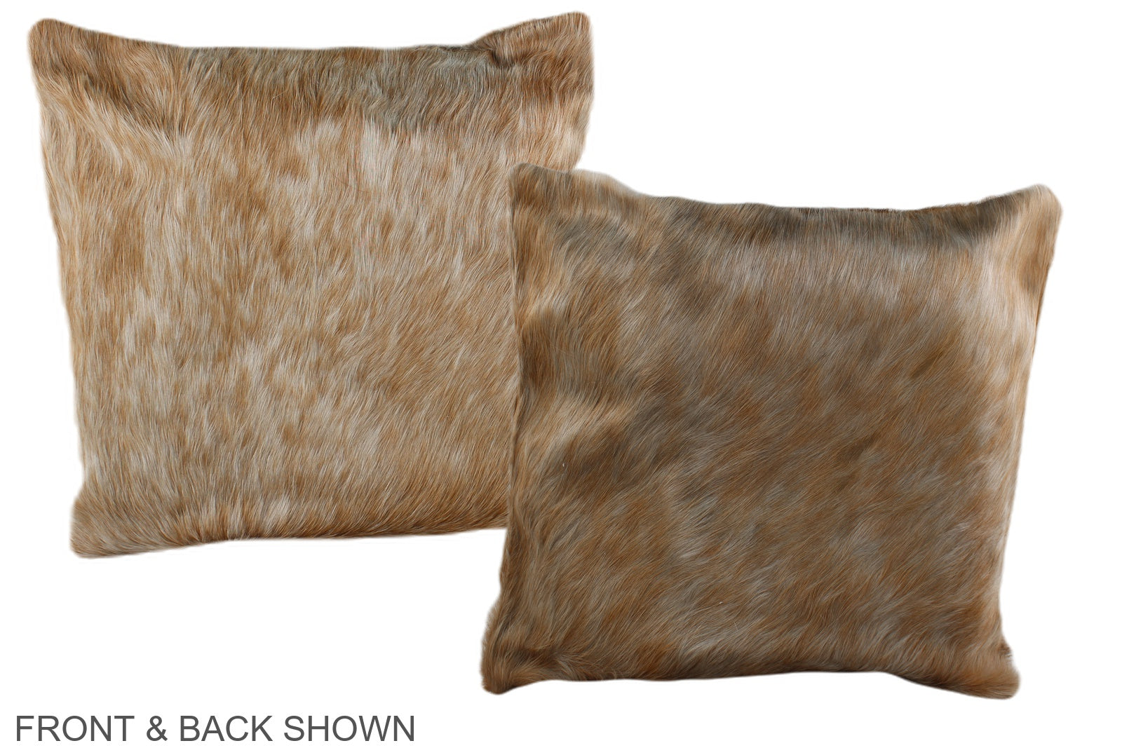 Caramel Cowhide Pillow #A36098