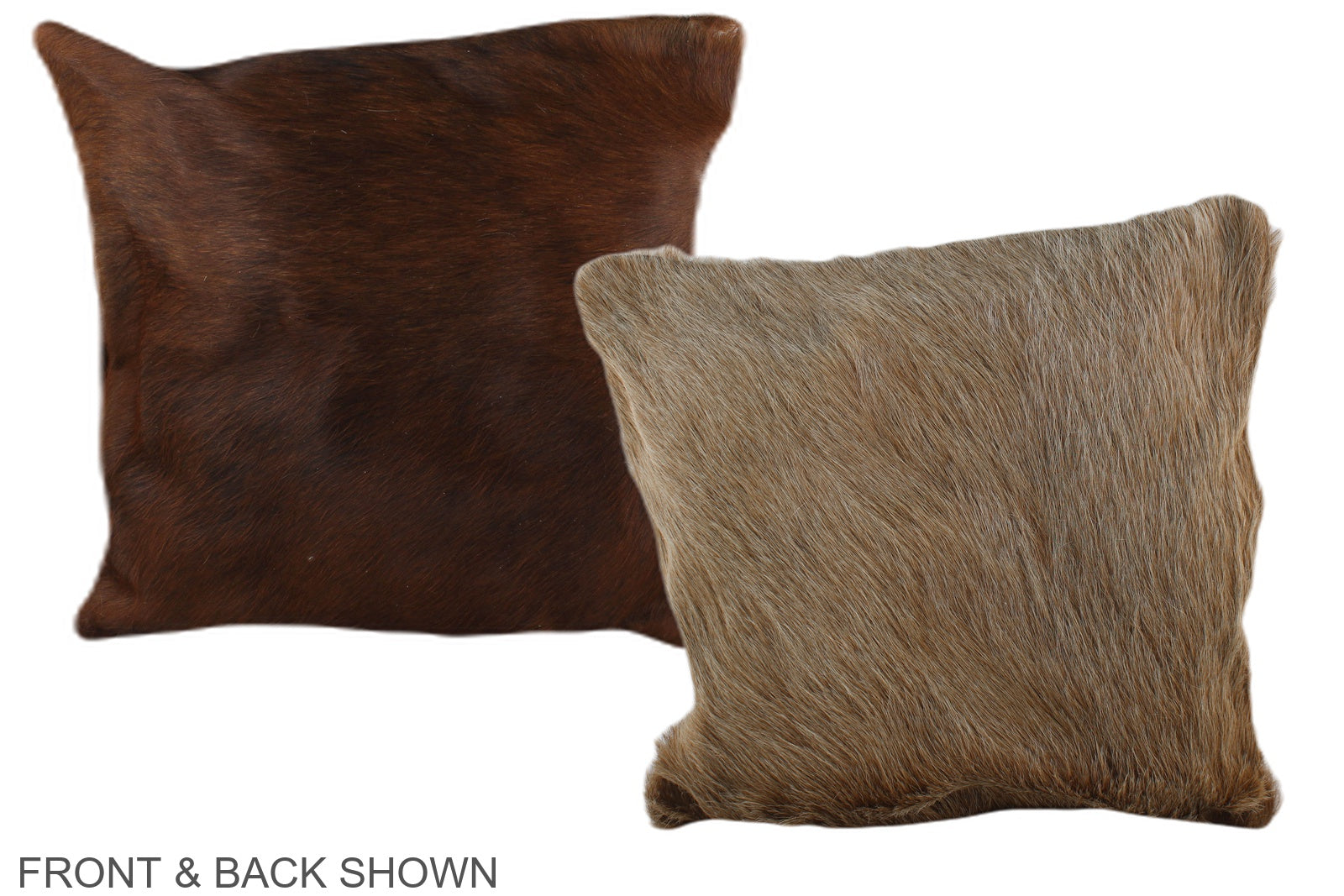 Caramel Cowhide Pillow #A36110