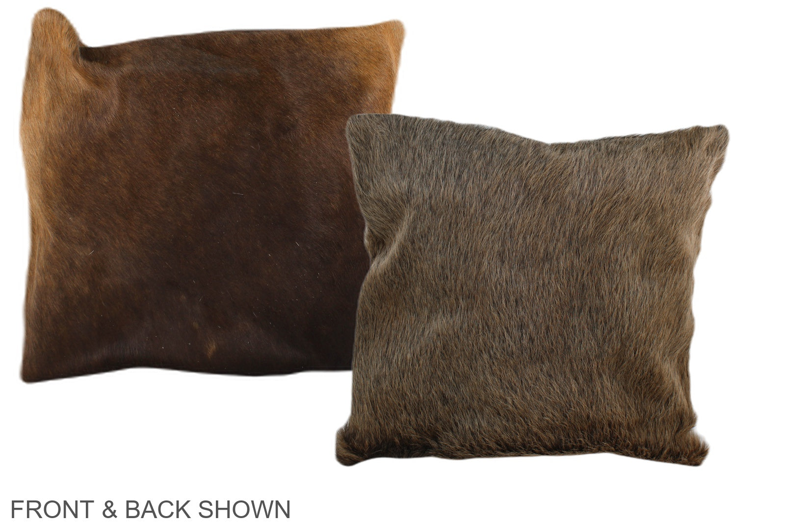 Caramel Cowhide Pillow #A36121