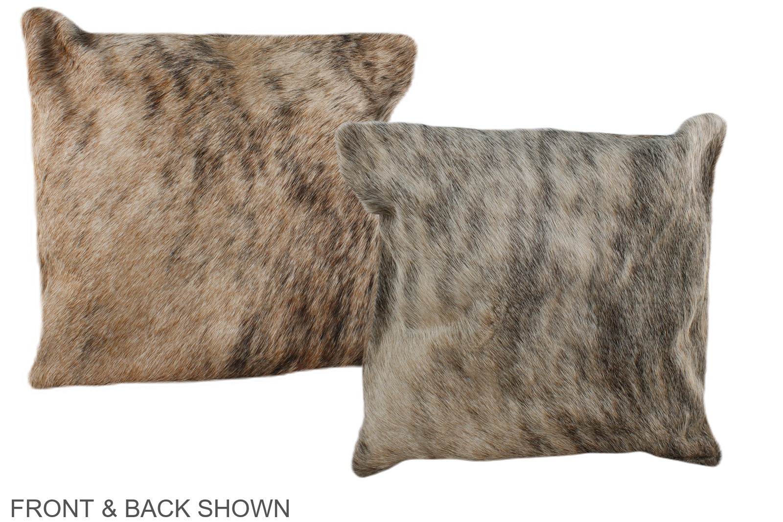 Light Brindle Cowhide Pillow #A36155