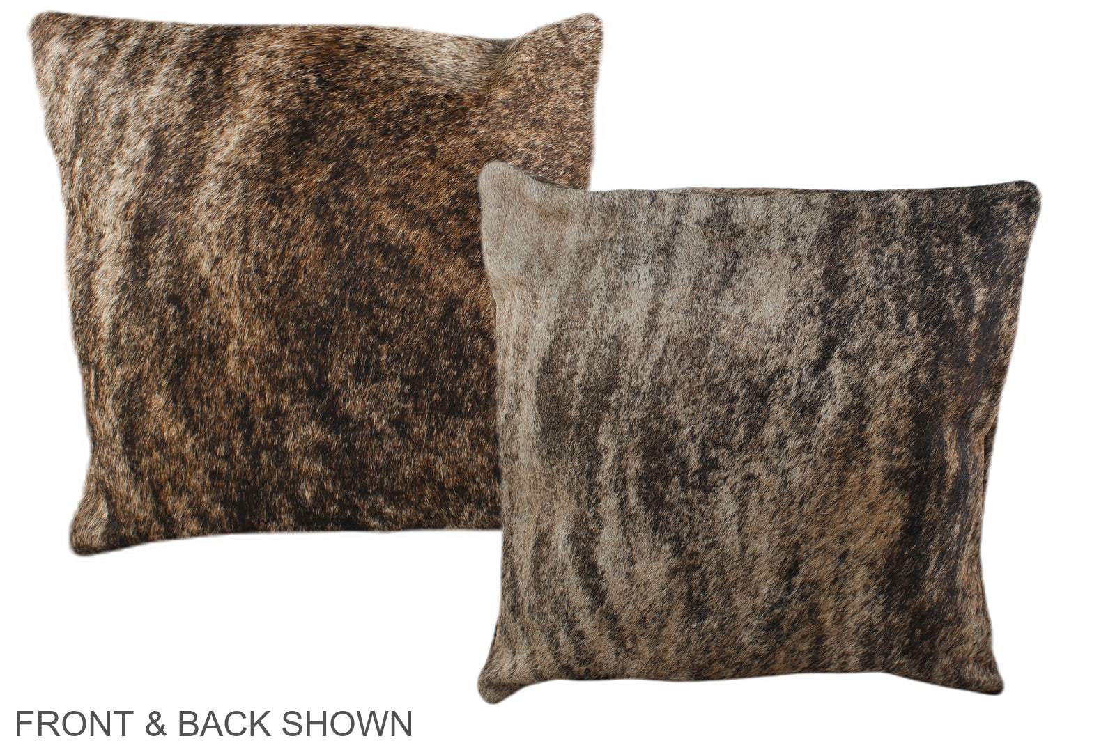 Light Brindle Cowhide Pillow #A36173