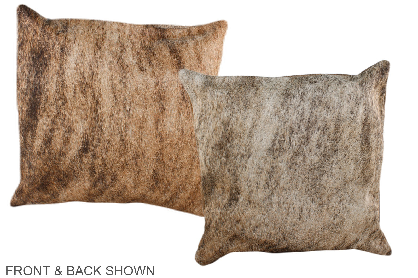 Light Brindle Cowhide Pillow #A36182