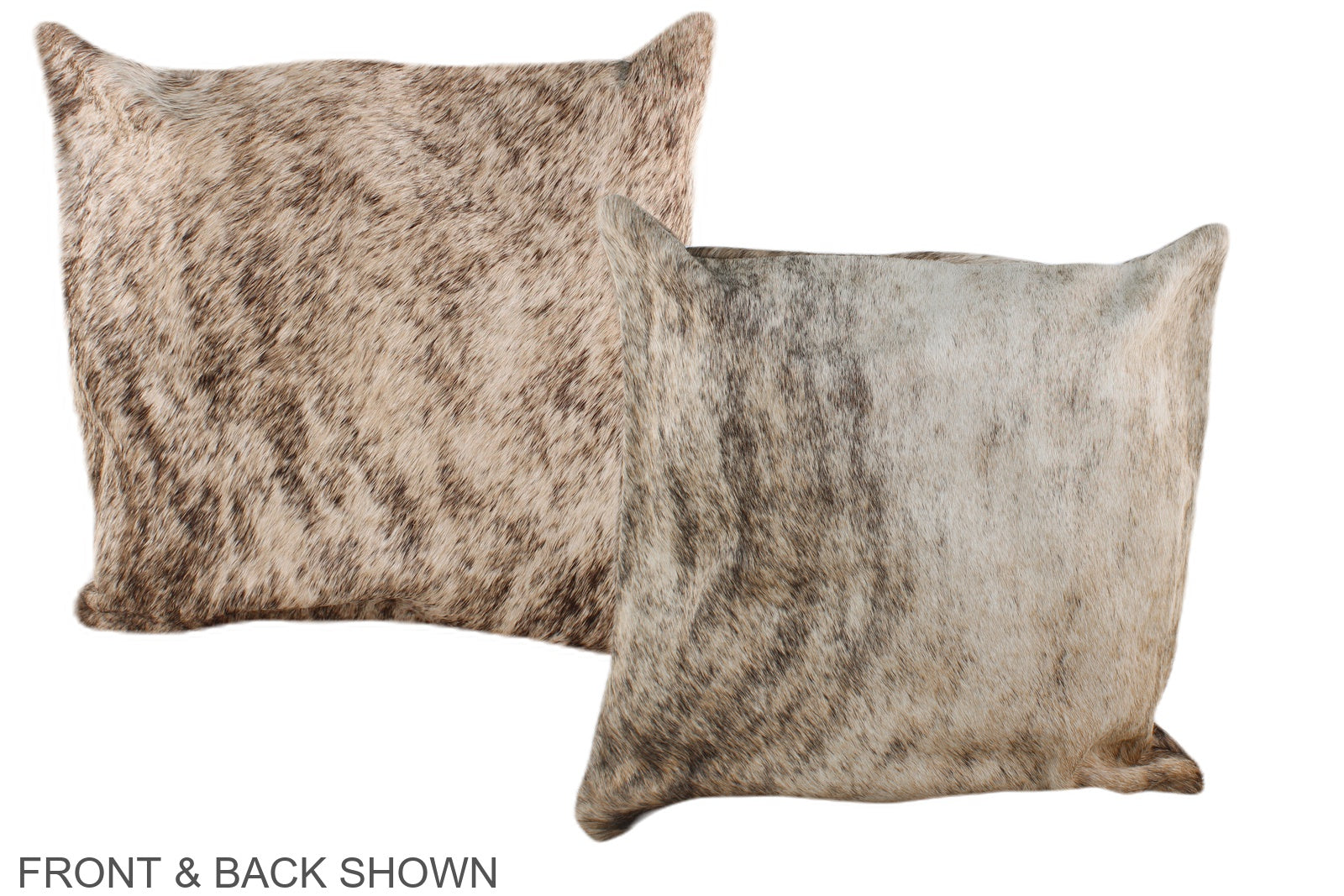 Light Brindle Cowhide Pillow #A36218