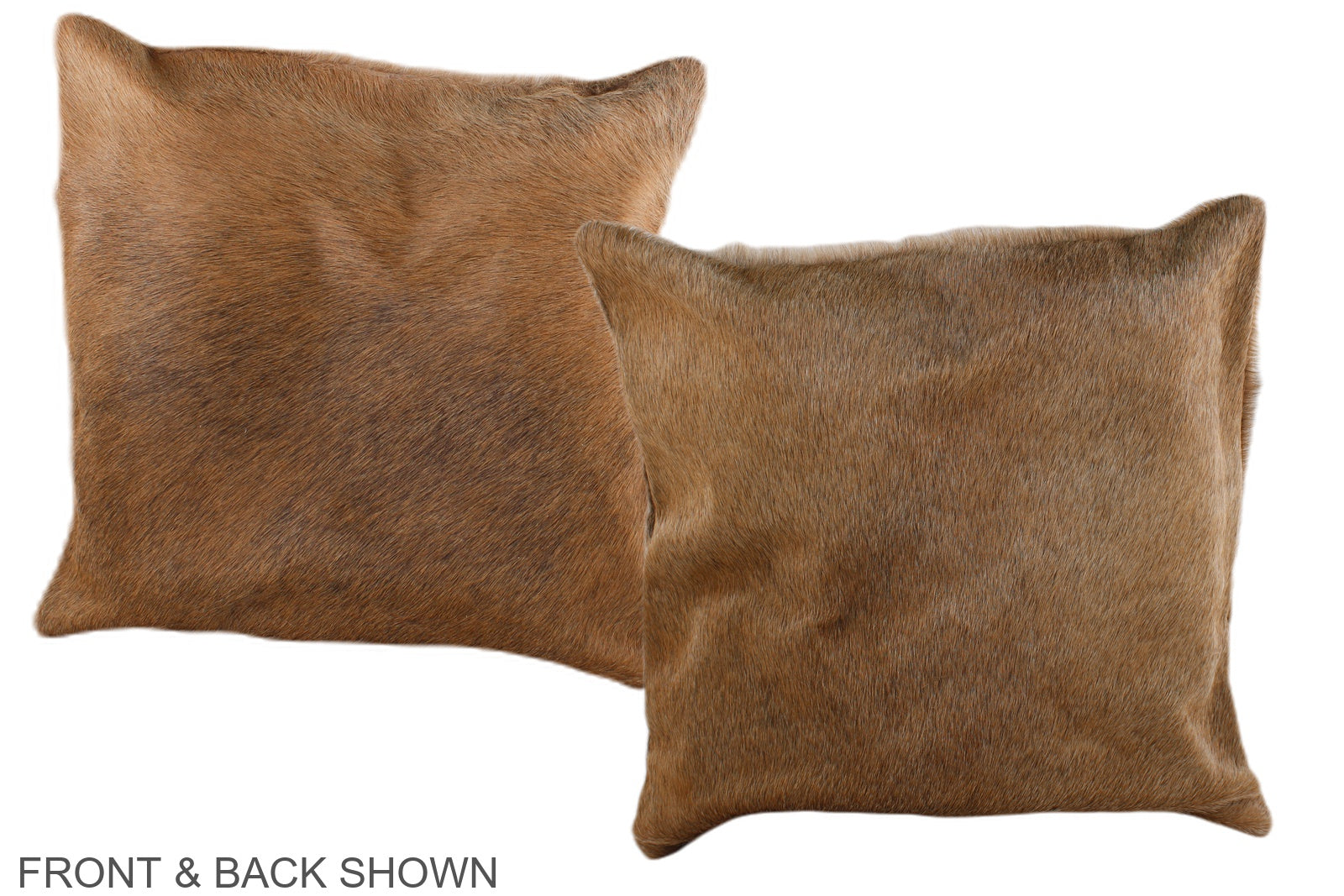 Caramel Cowhide Pillow #A36259