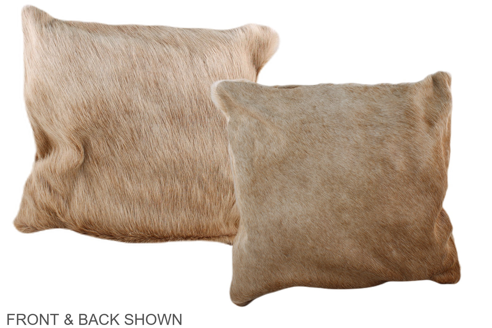 Caramel Cowhide Pillow #A36261