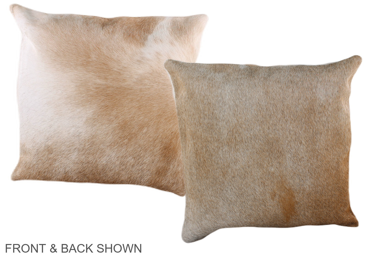 Caramel Cowhide Pillow #A36264