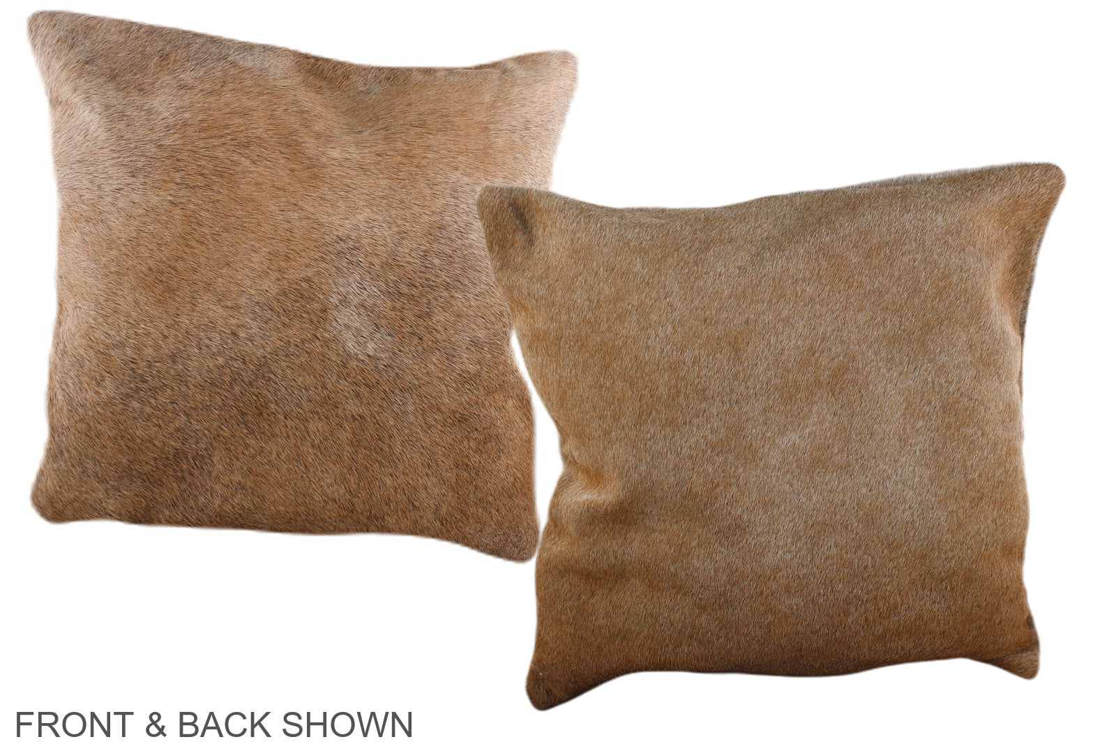 Caramel Cowhide Pillow #A36271