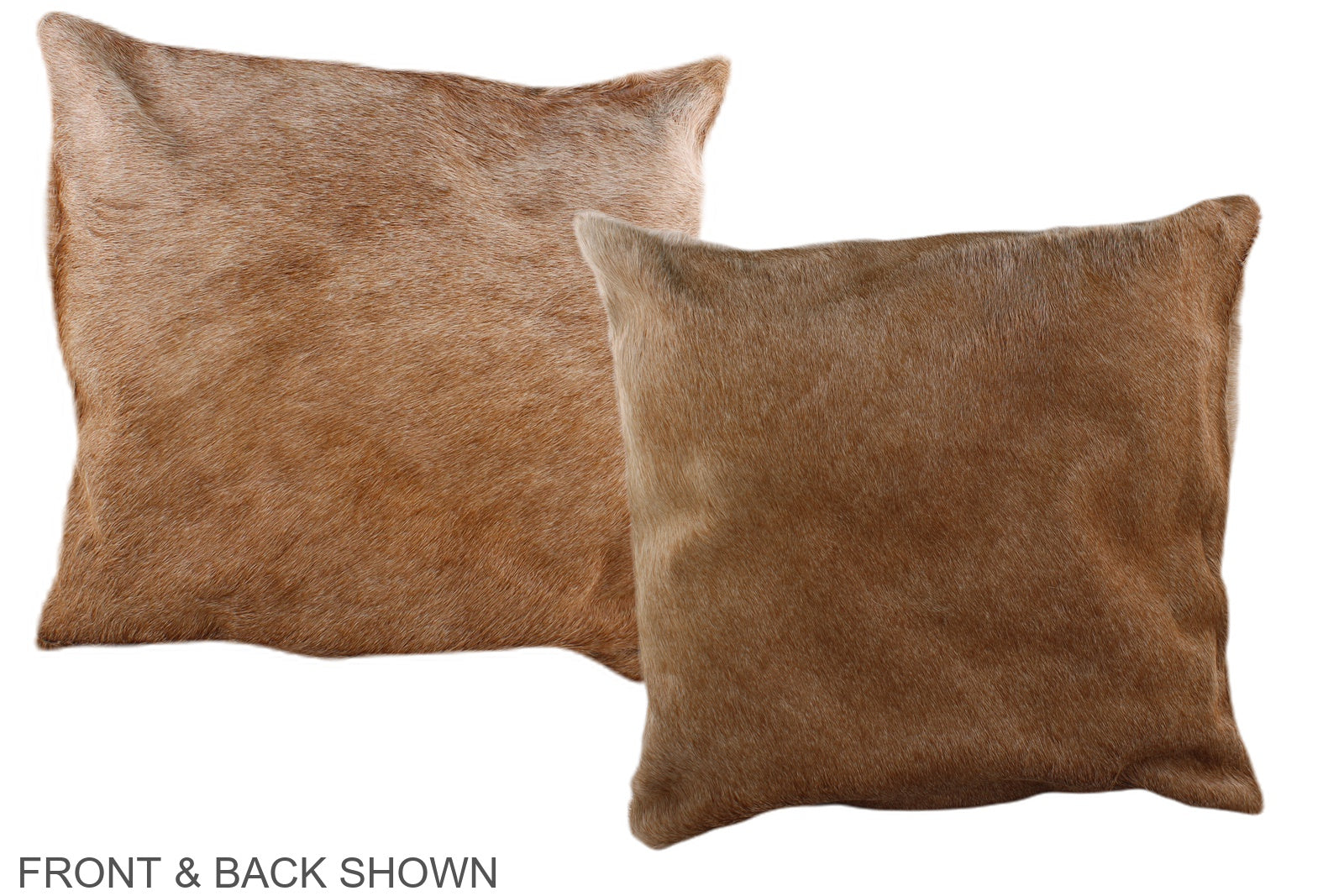 Caramel Cowhide Pillow #A36335