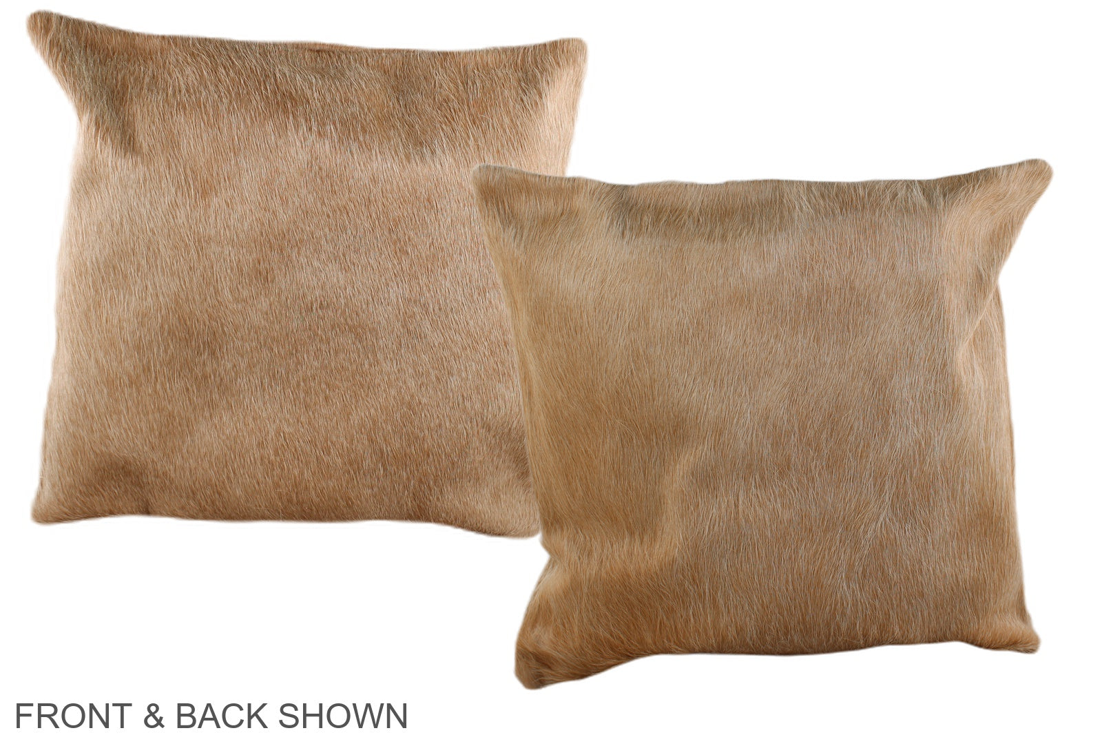 Caramel Cowhide Pillow #A36345