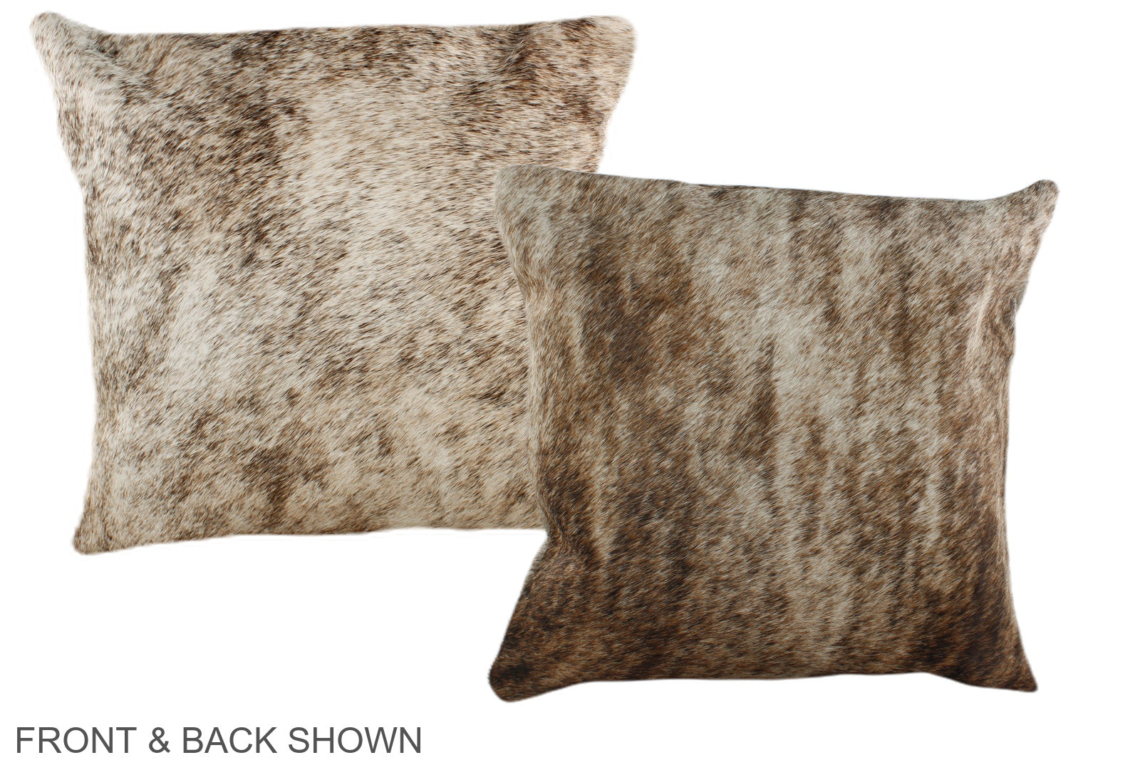 Light Brindle Cowhide Pillow #A36411