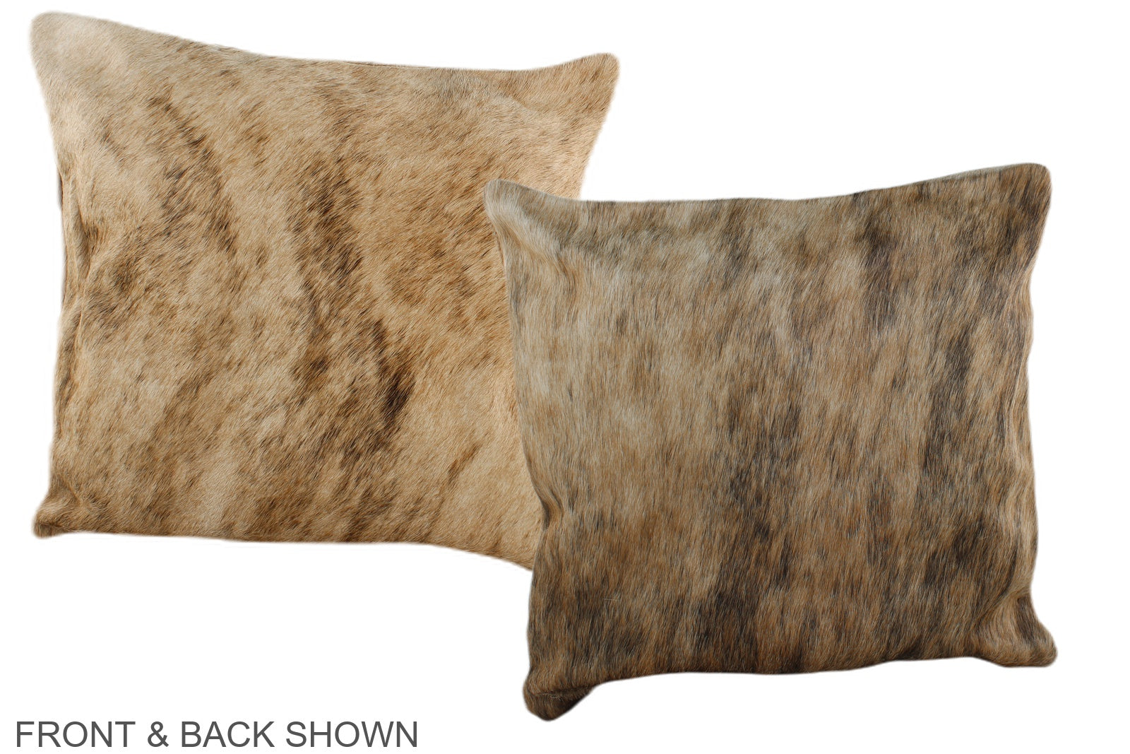 Light Brindle Cowhide Pillow #A36416