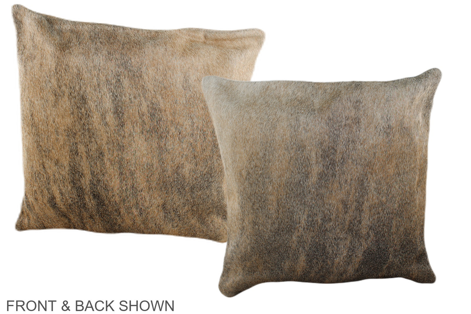 Light Brindle Cowhide Pillow #A36428