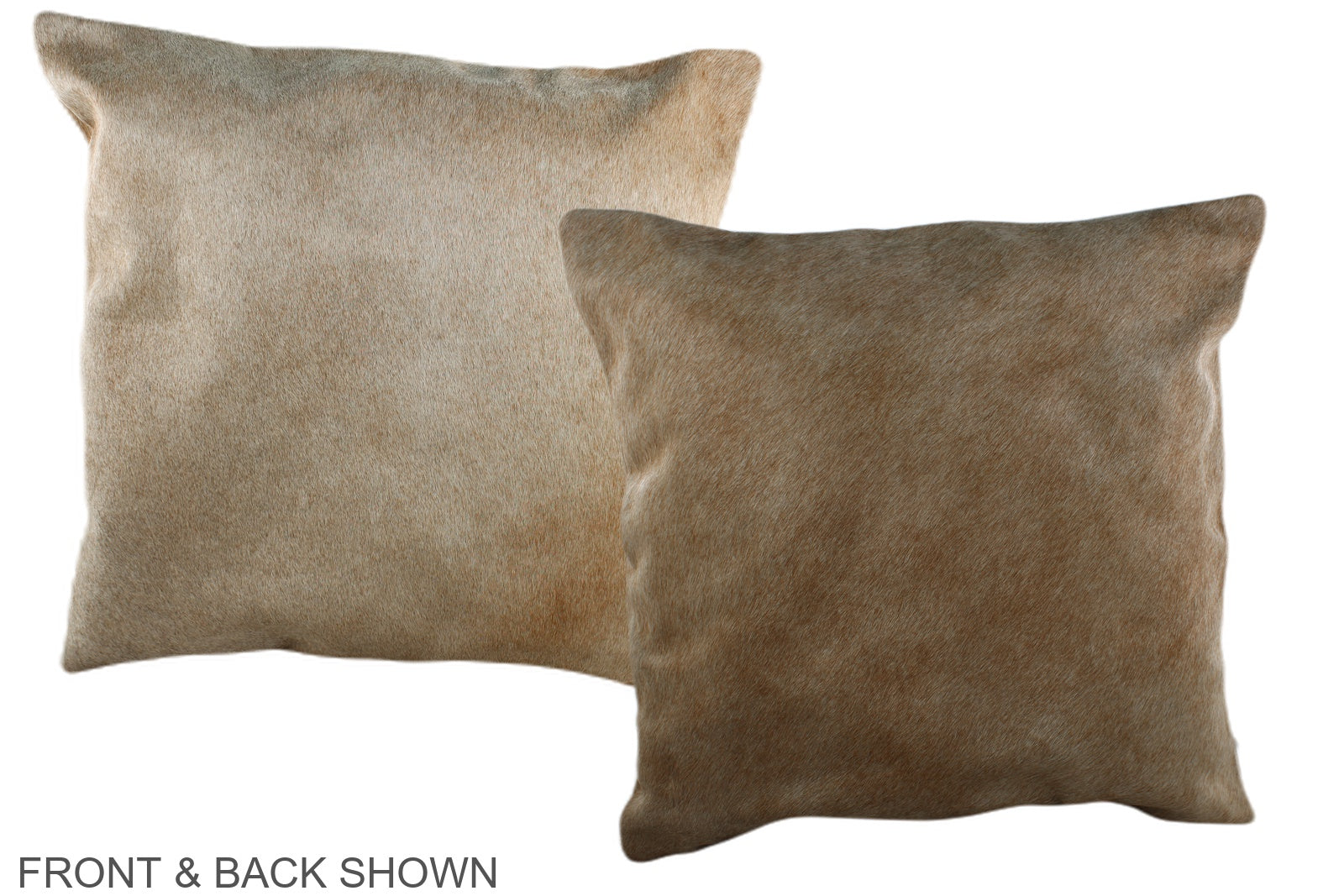 Caramel Cowhide Pillow #A36595