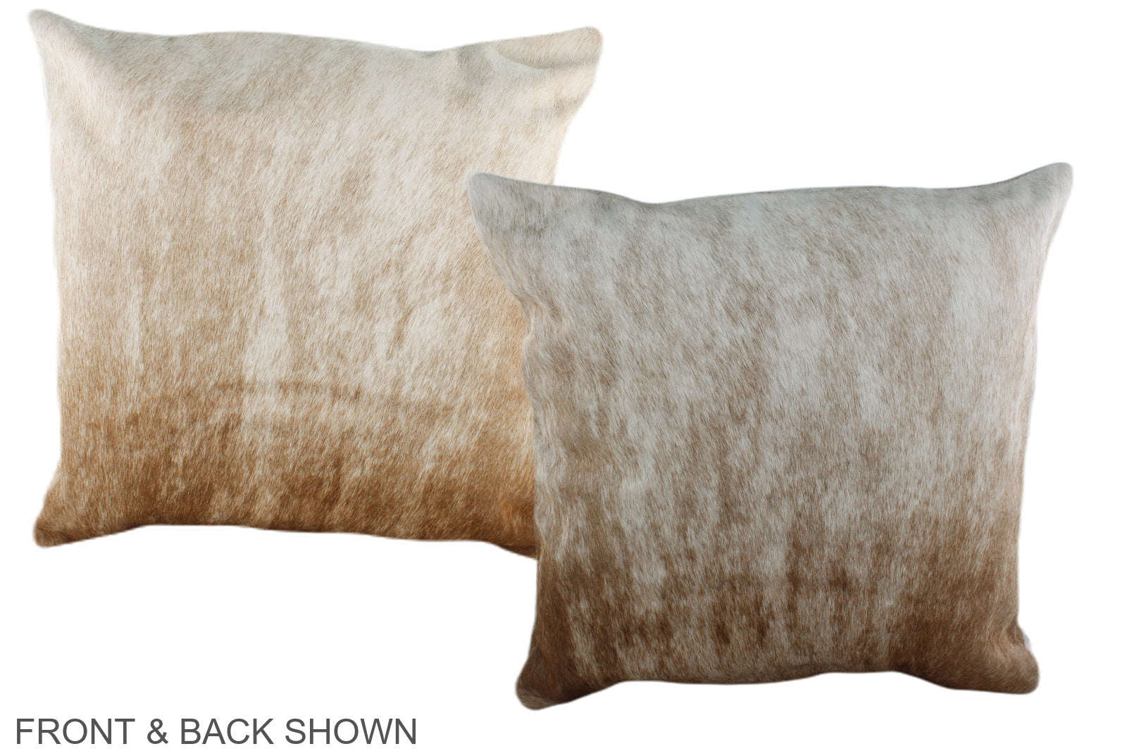 Caramel Cowhide Pillow #A36626