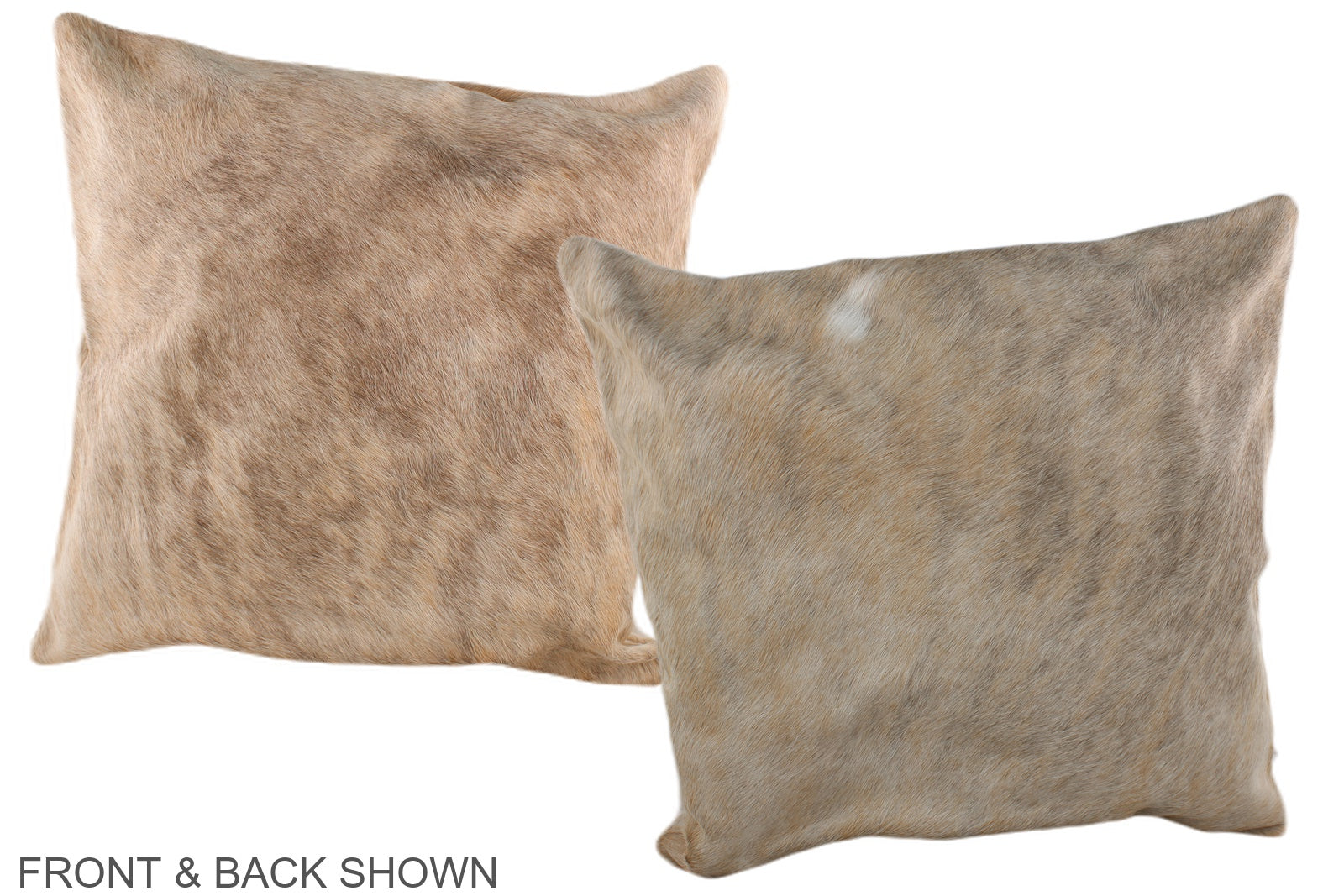 Caramel Cowhide Pillow #A36668