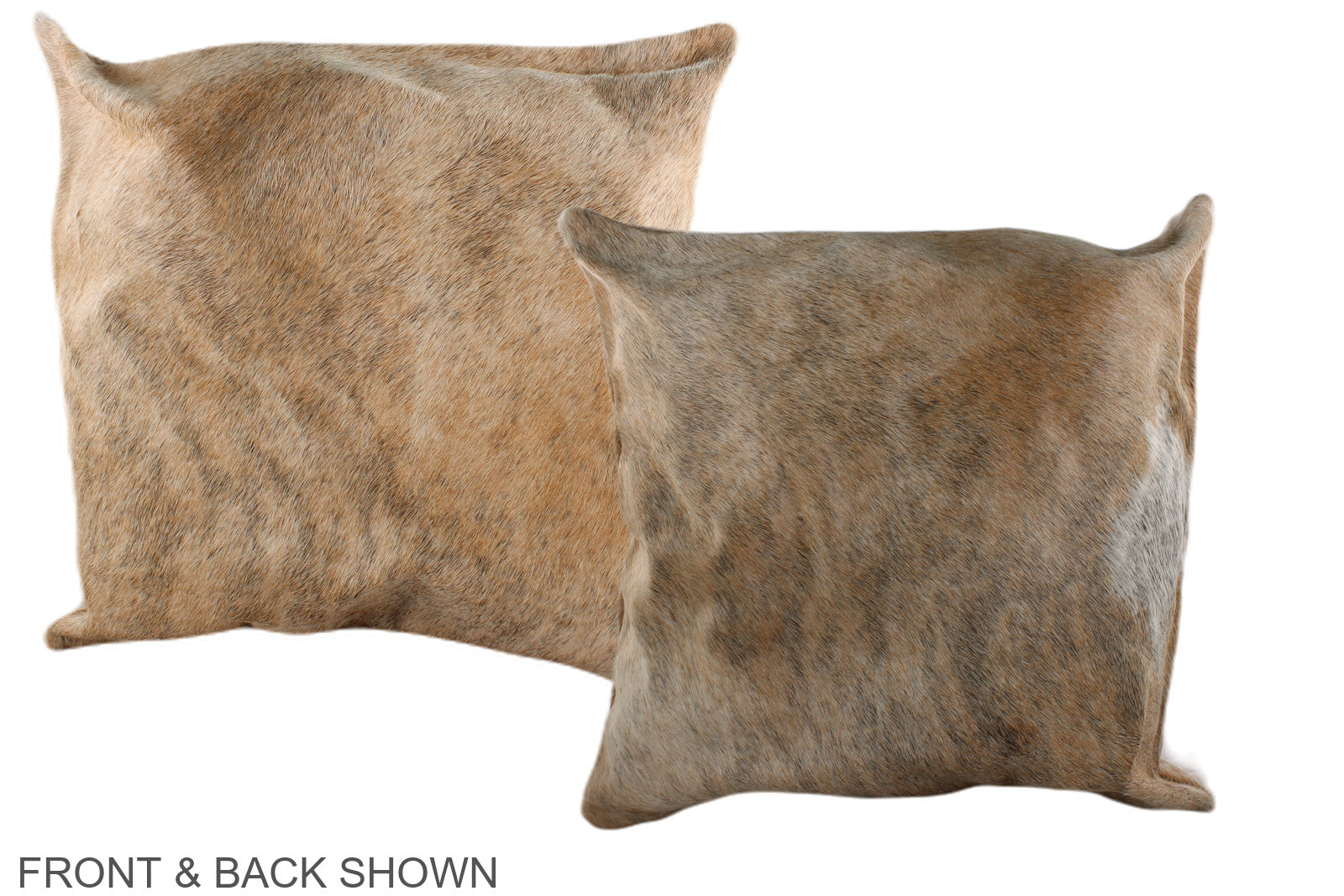 Caramel Cowhide Pillow #A36681