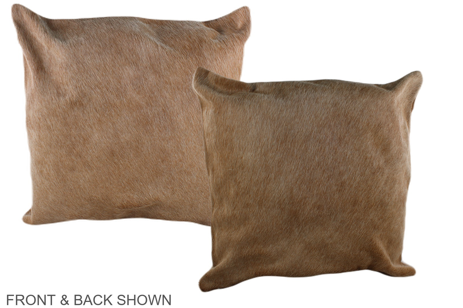 Caramel Cowhide Pillow #A36693