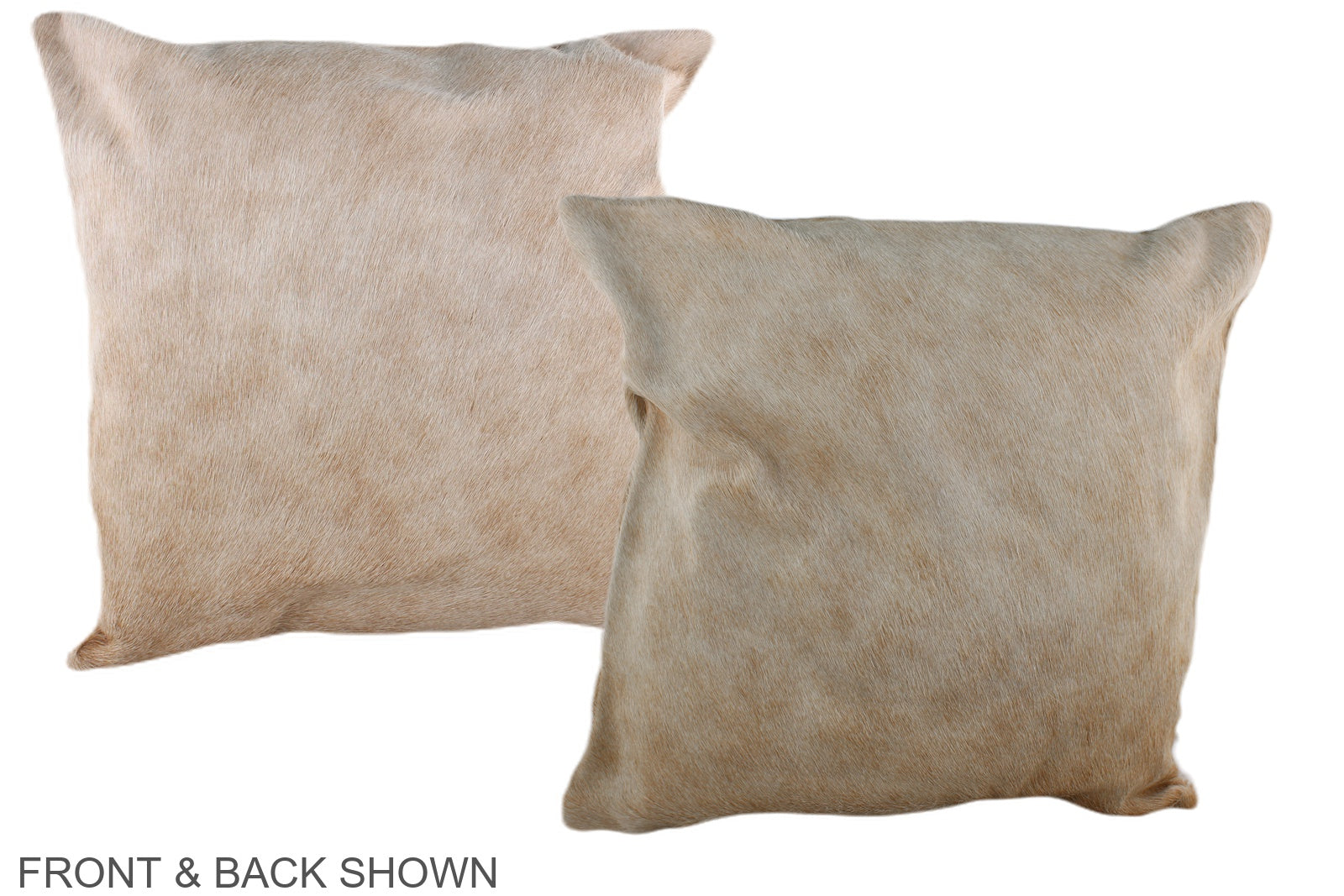 Caramel Cowhide Pillow #A36698