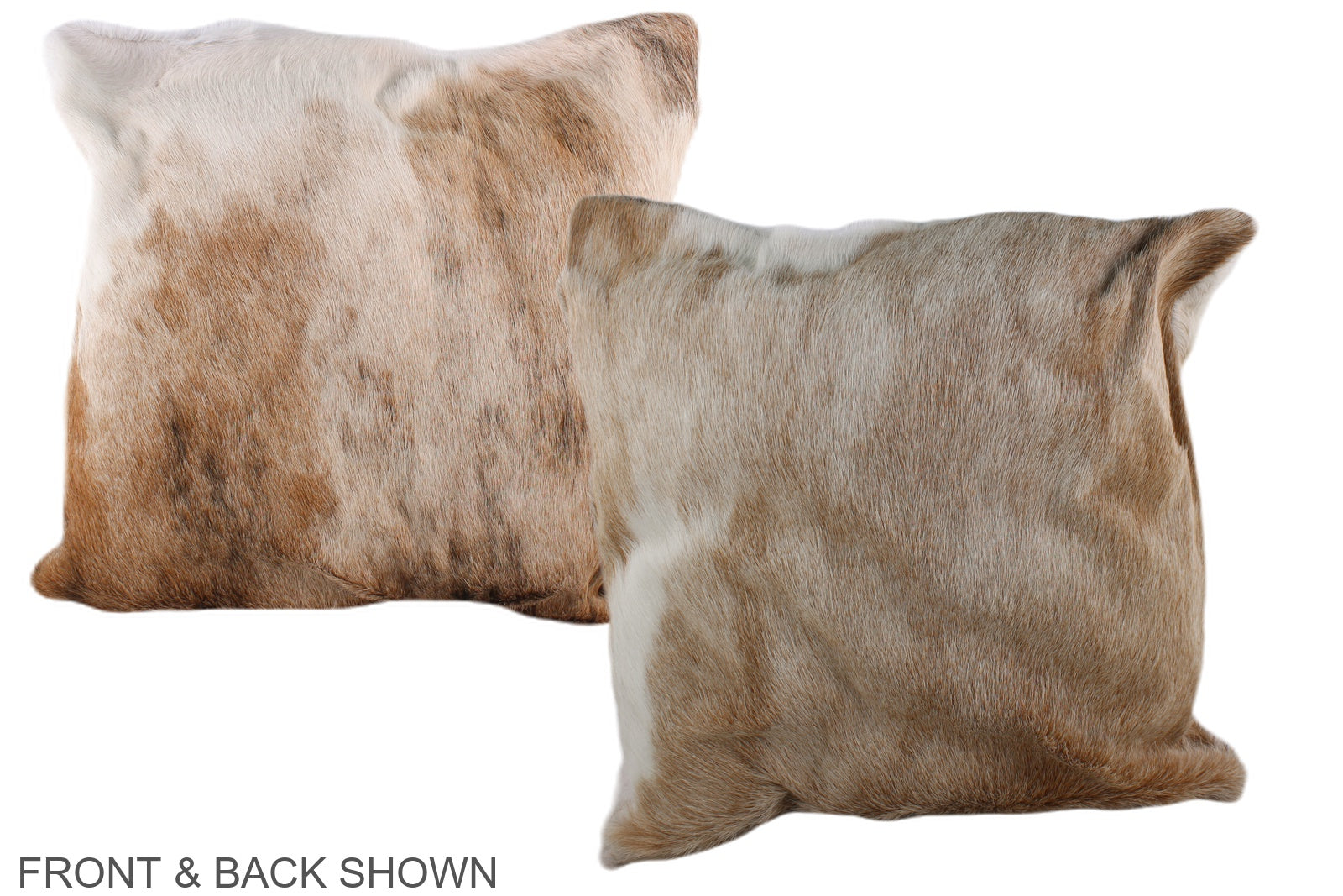 Caramel Cowhide Pillow #A36746