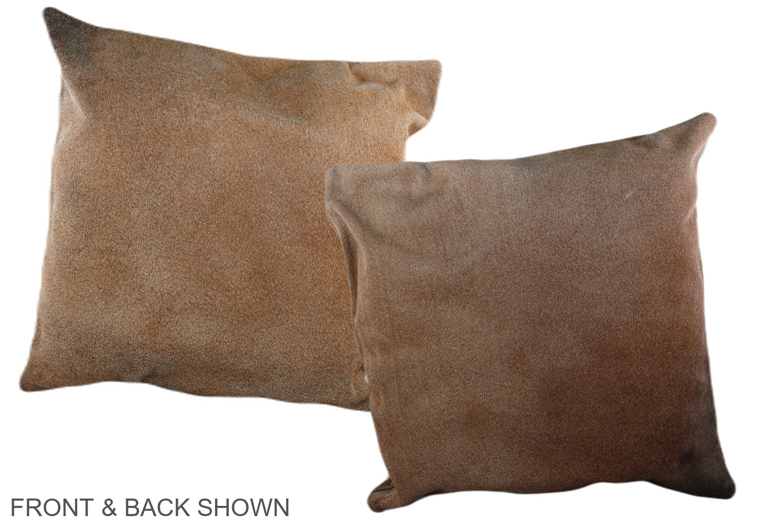 Caramel Cowhide Pillow #A36865