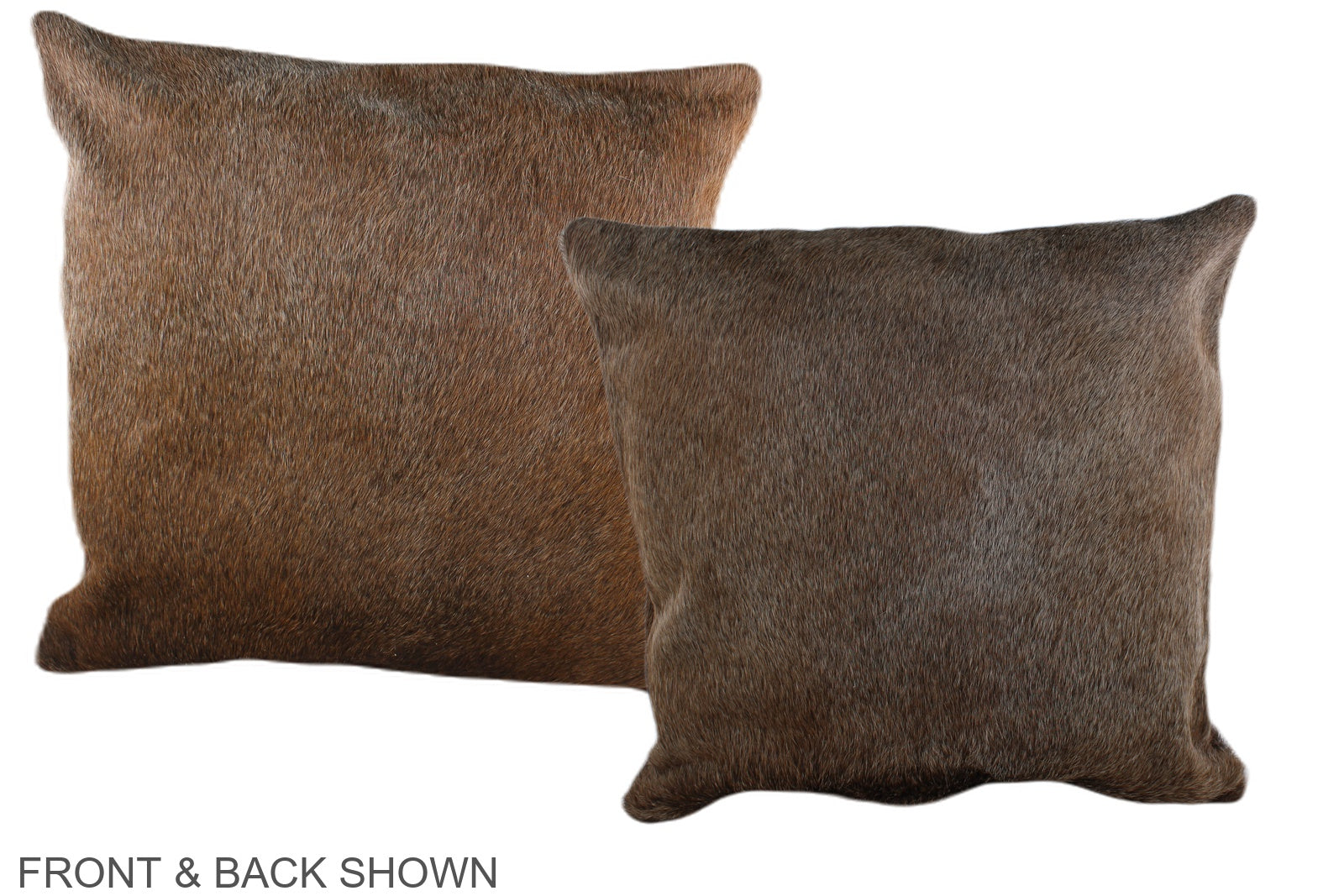 Caramel Cowhide Pillow #A37027