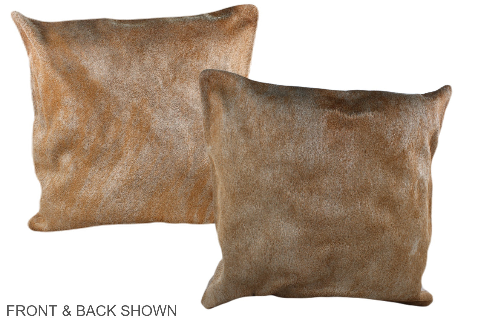 Caramel Cowhide Pillow #A37326