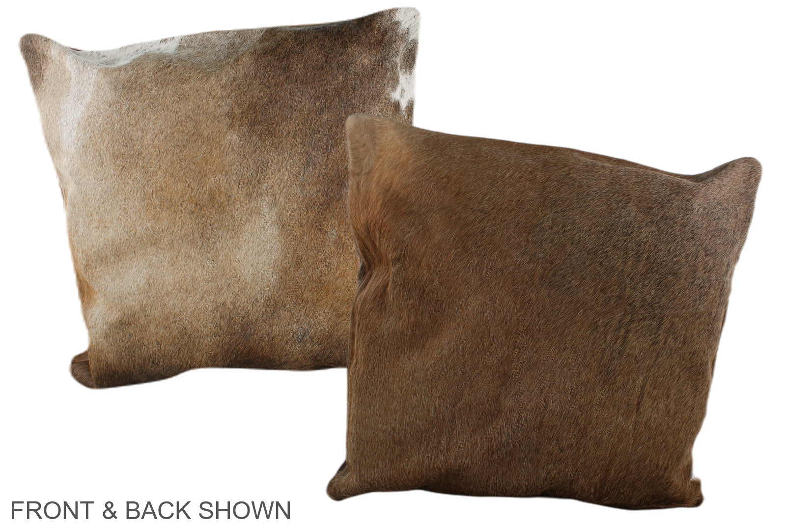 Caramel Cowhide Pillow #A37402