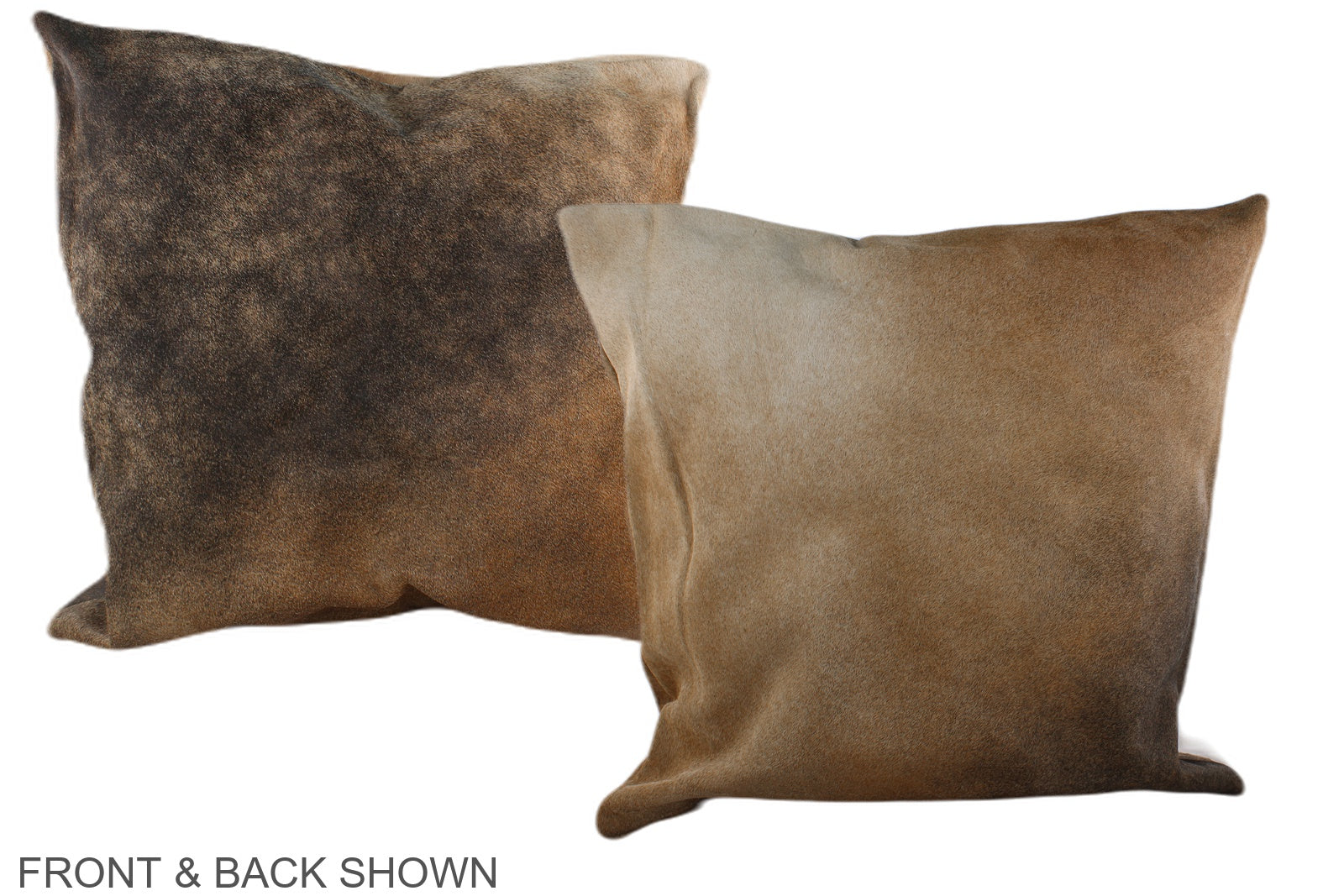 Caramel Cowhide Pillow #A37586