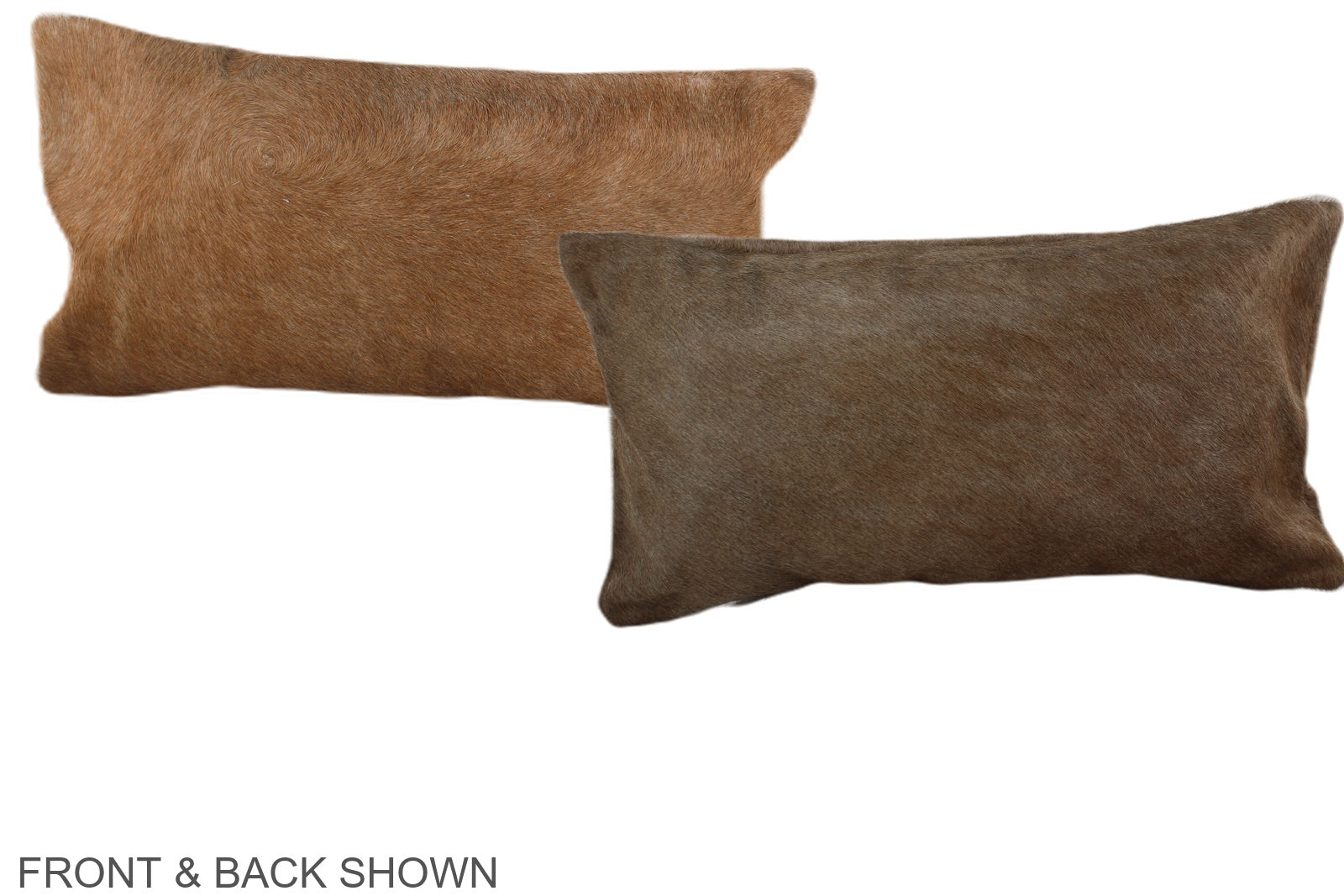 Caramel Cowhide Pillow #A37834