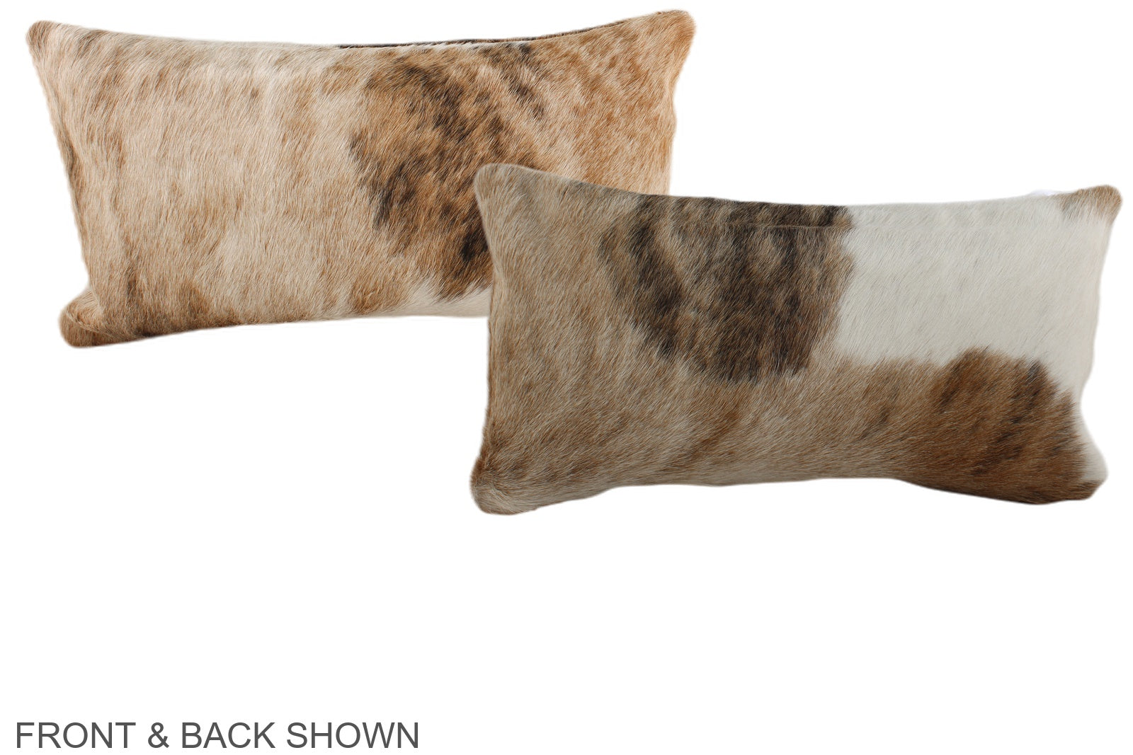 Tricolor Cowhide Pillow #A37934